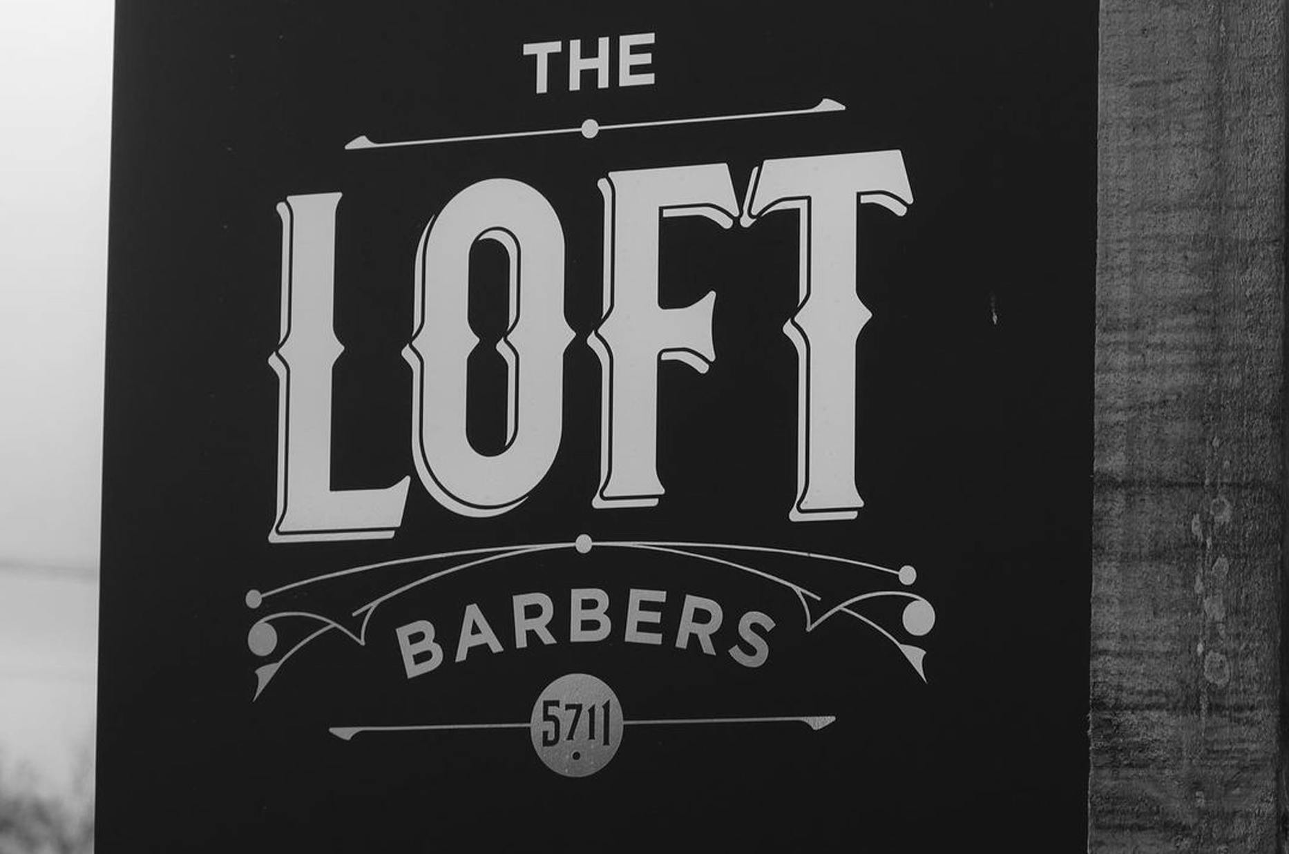 Loft Barbers Martinborough Flag Signage Design