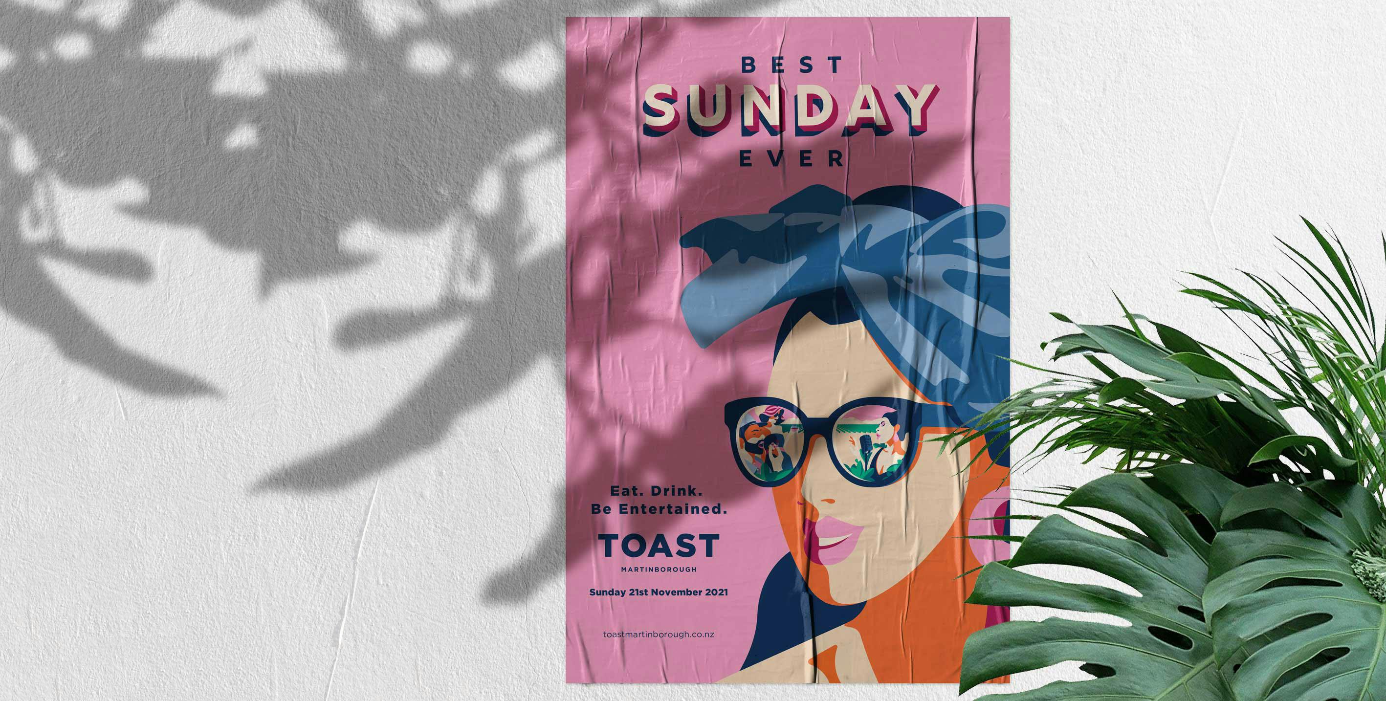 Toast Martinborough Poster Design 2021