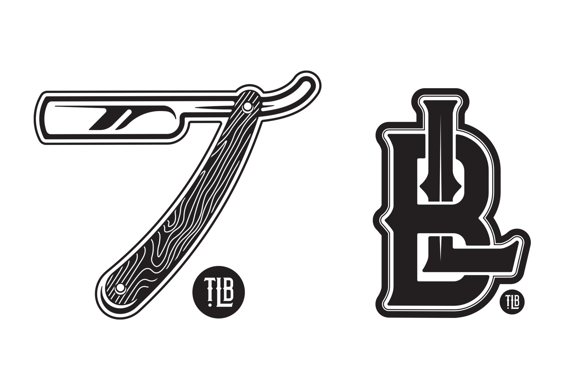 Loft Barbers Martinborough Blade and Monogram design