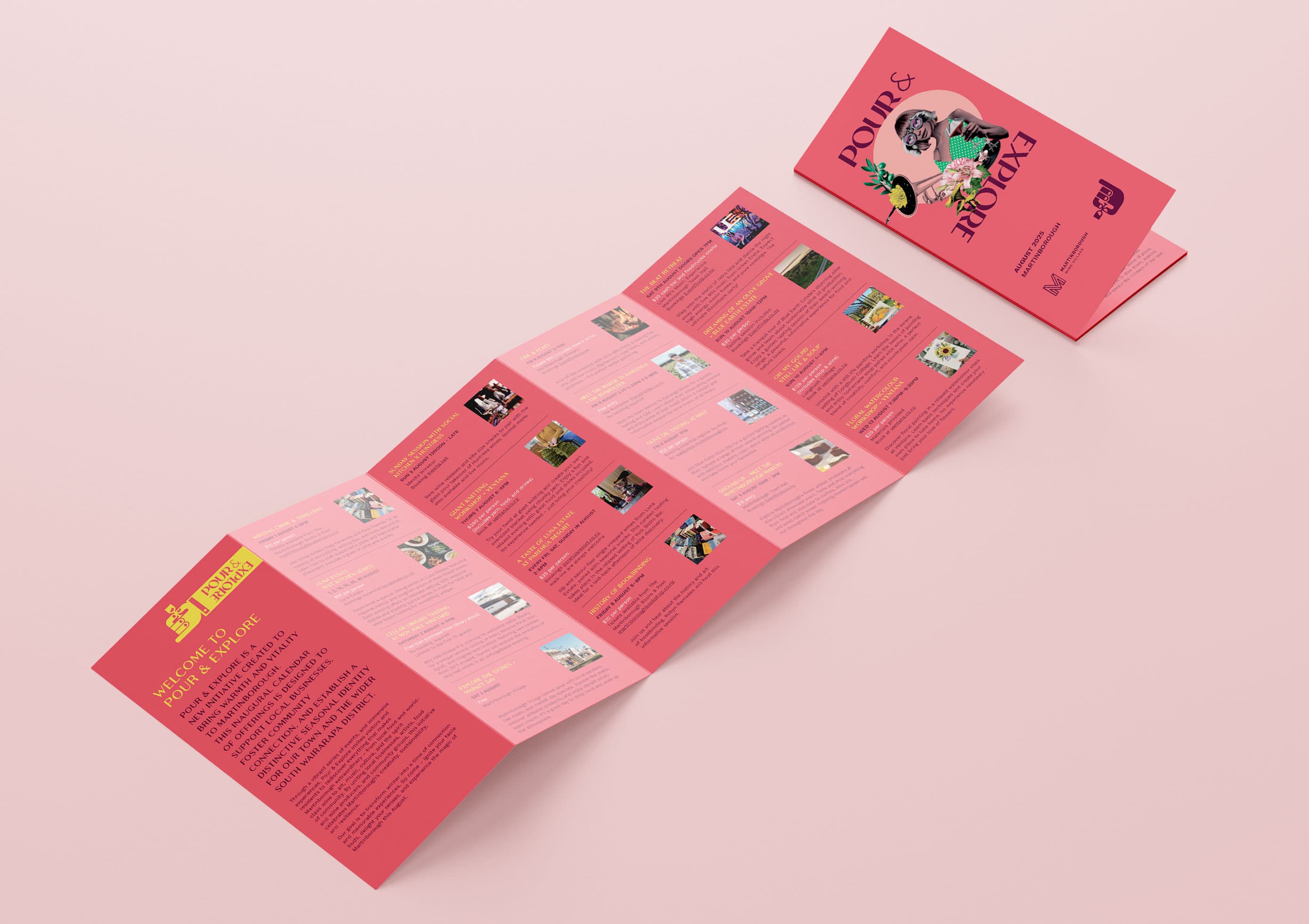 Pour & Explore 2025 - Brochure Design