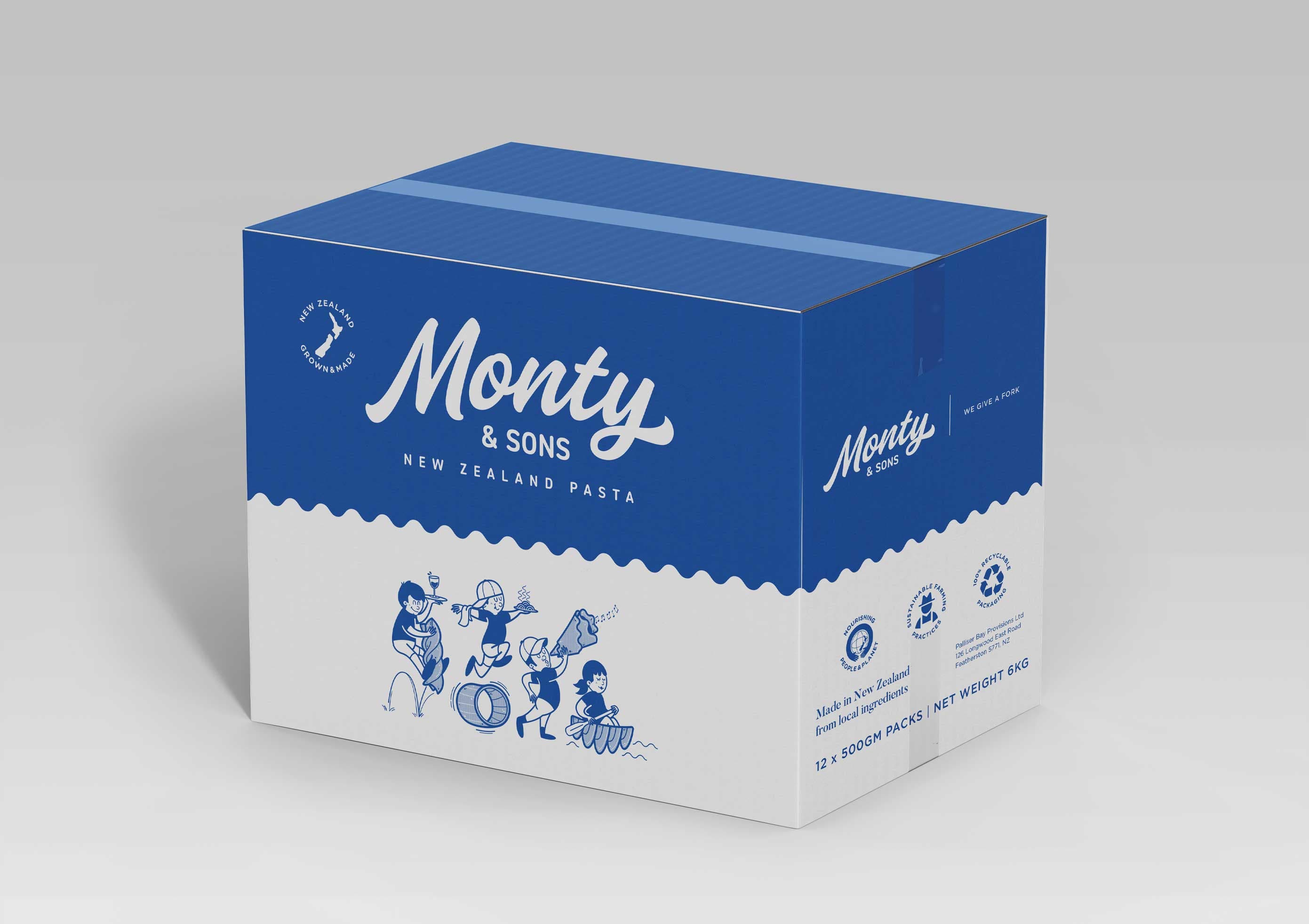 Monty & Sons Box Design