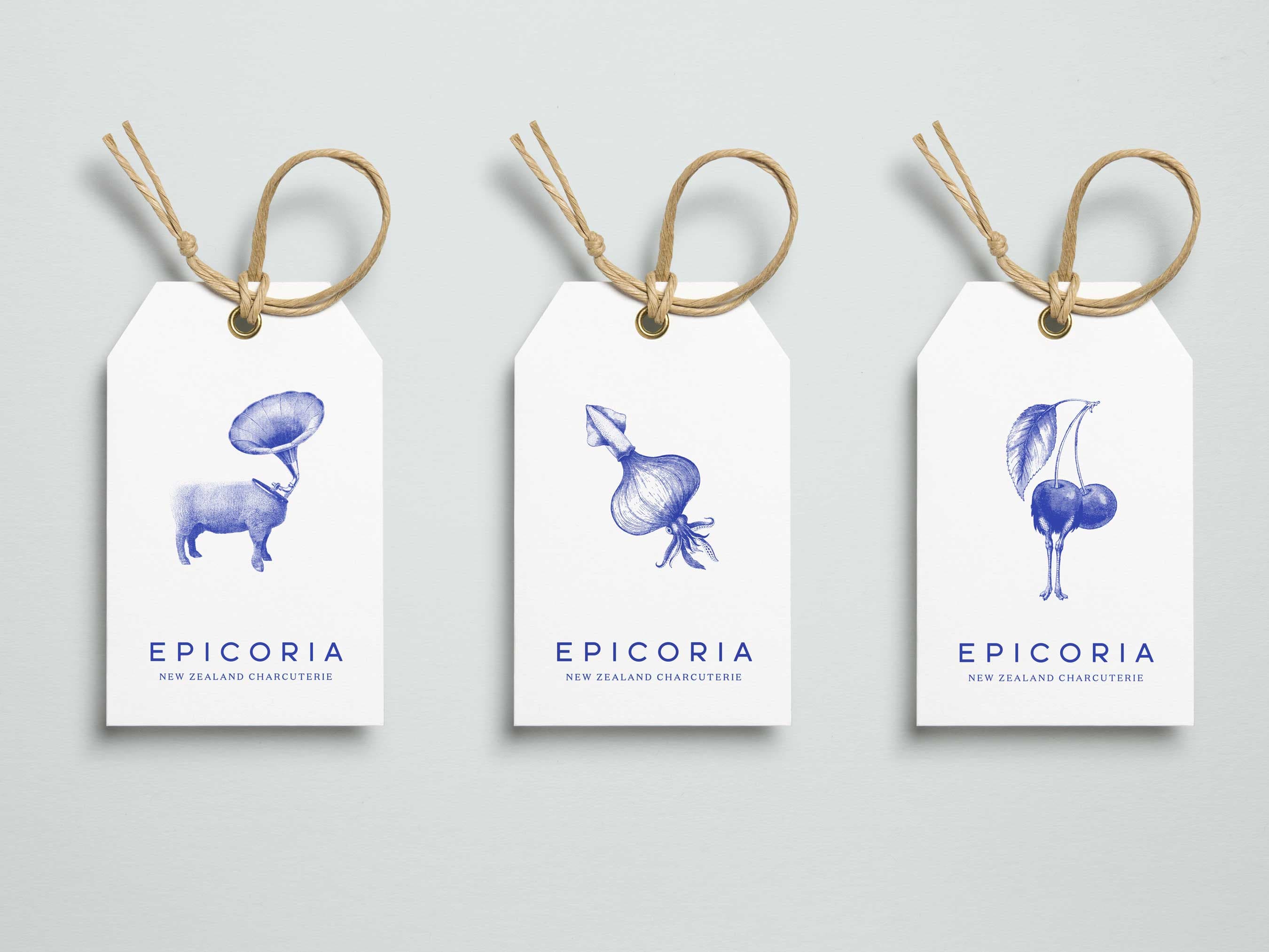 Epicoria Swing Tag Design 