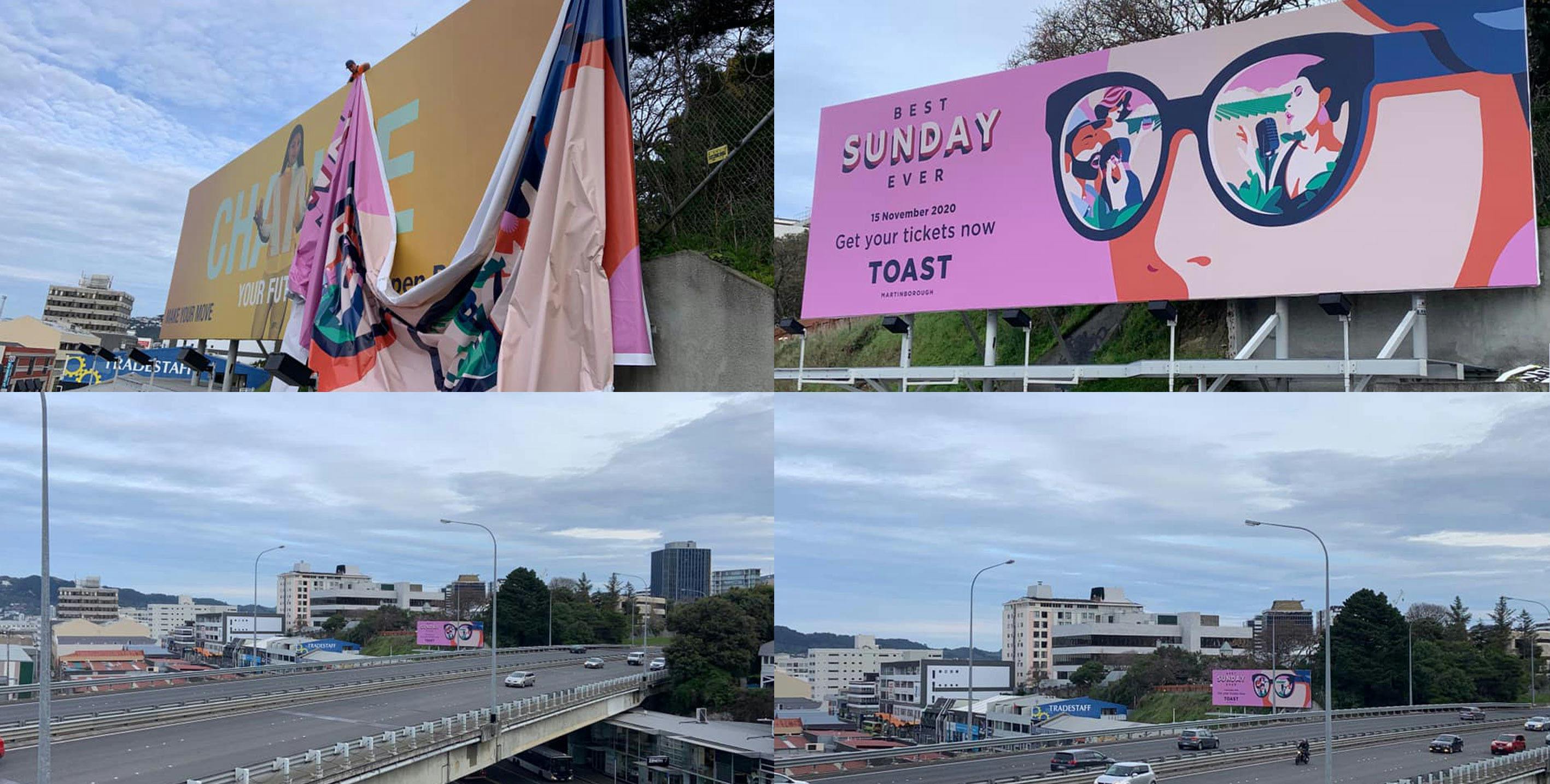 Toast Martinborough Billboard Design 2021