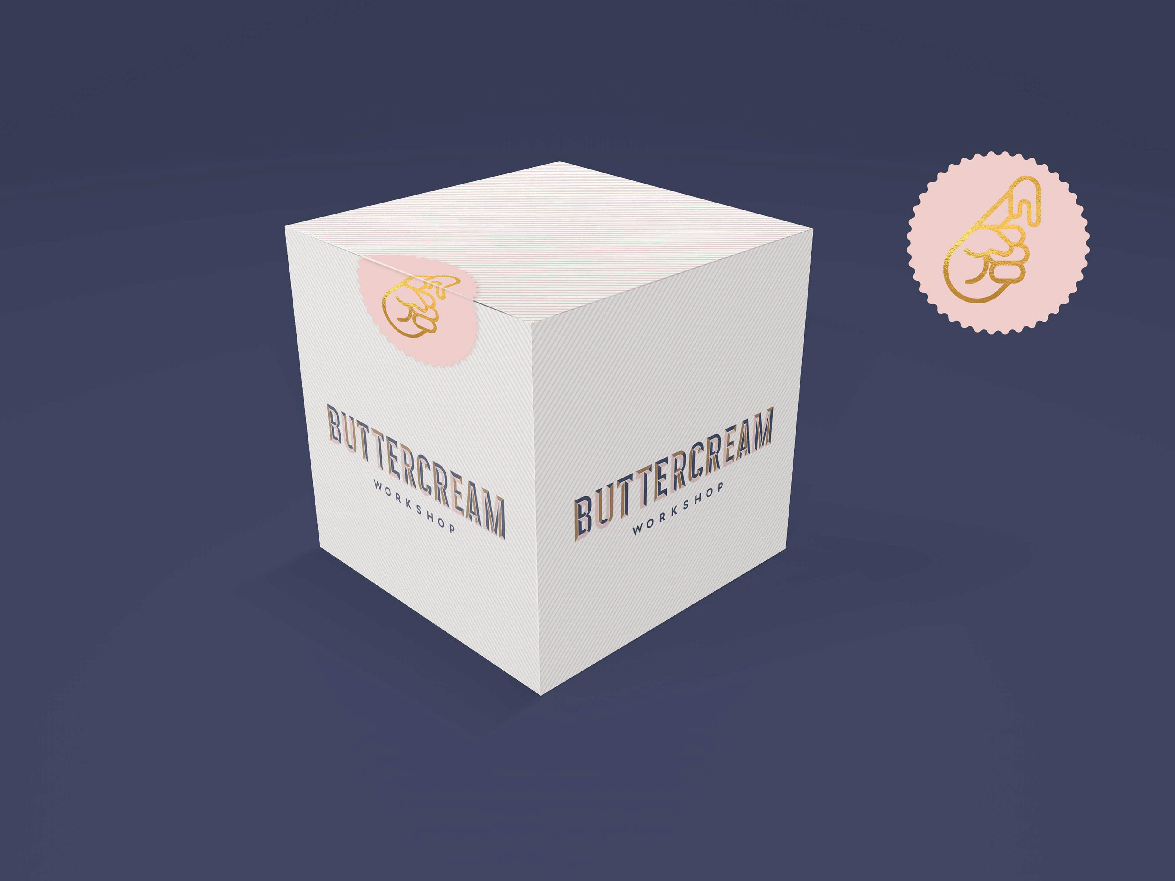 Buttercream Workshop Cake Box Design