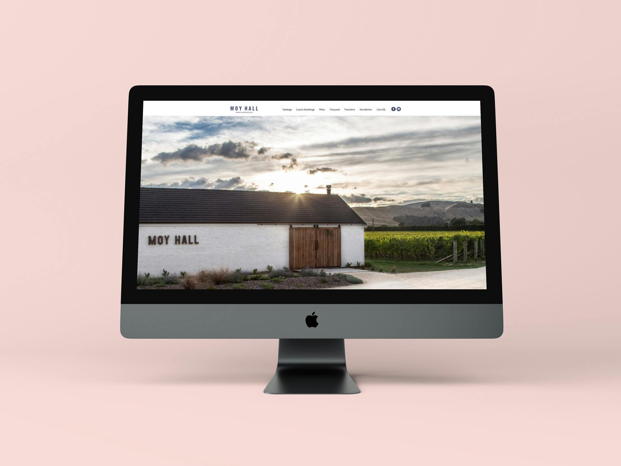 Moy Hall Website Design