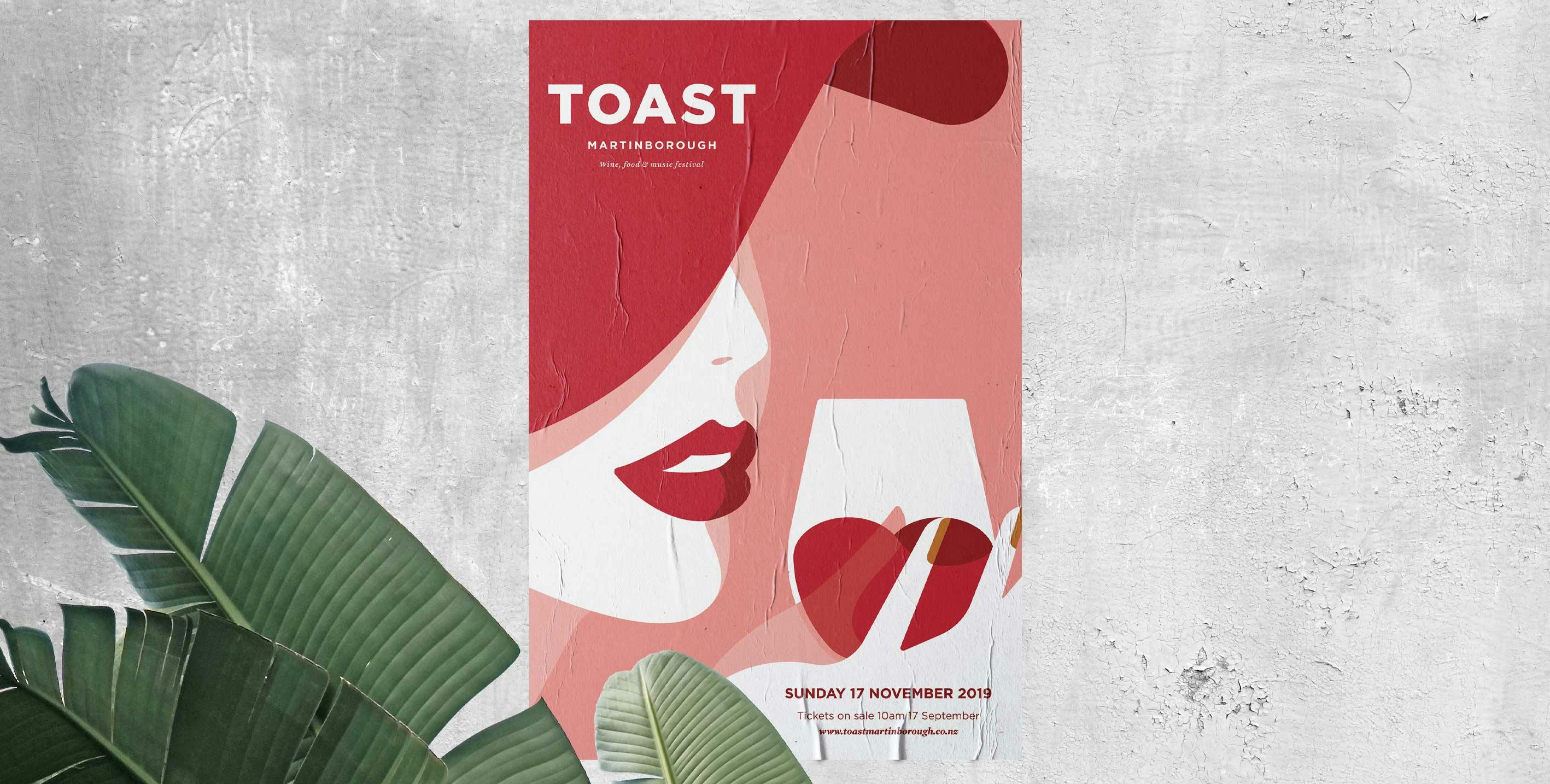 Toast Martinborough Poster Design 2019