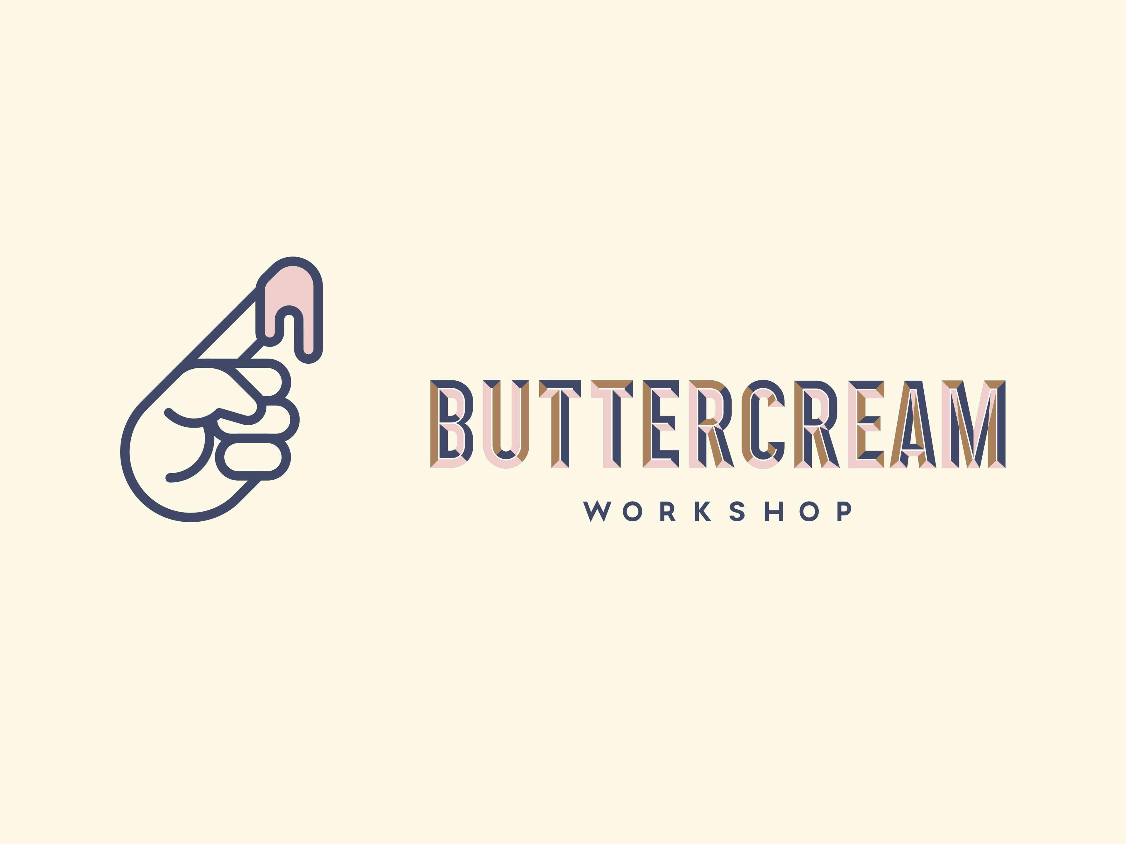 Buttercream Workshop Postcard Design