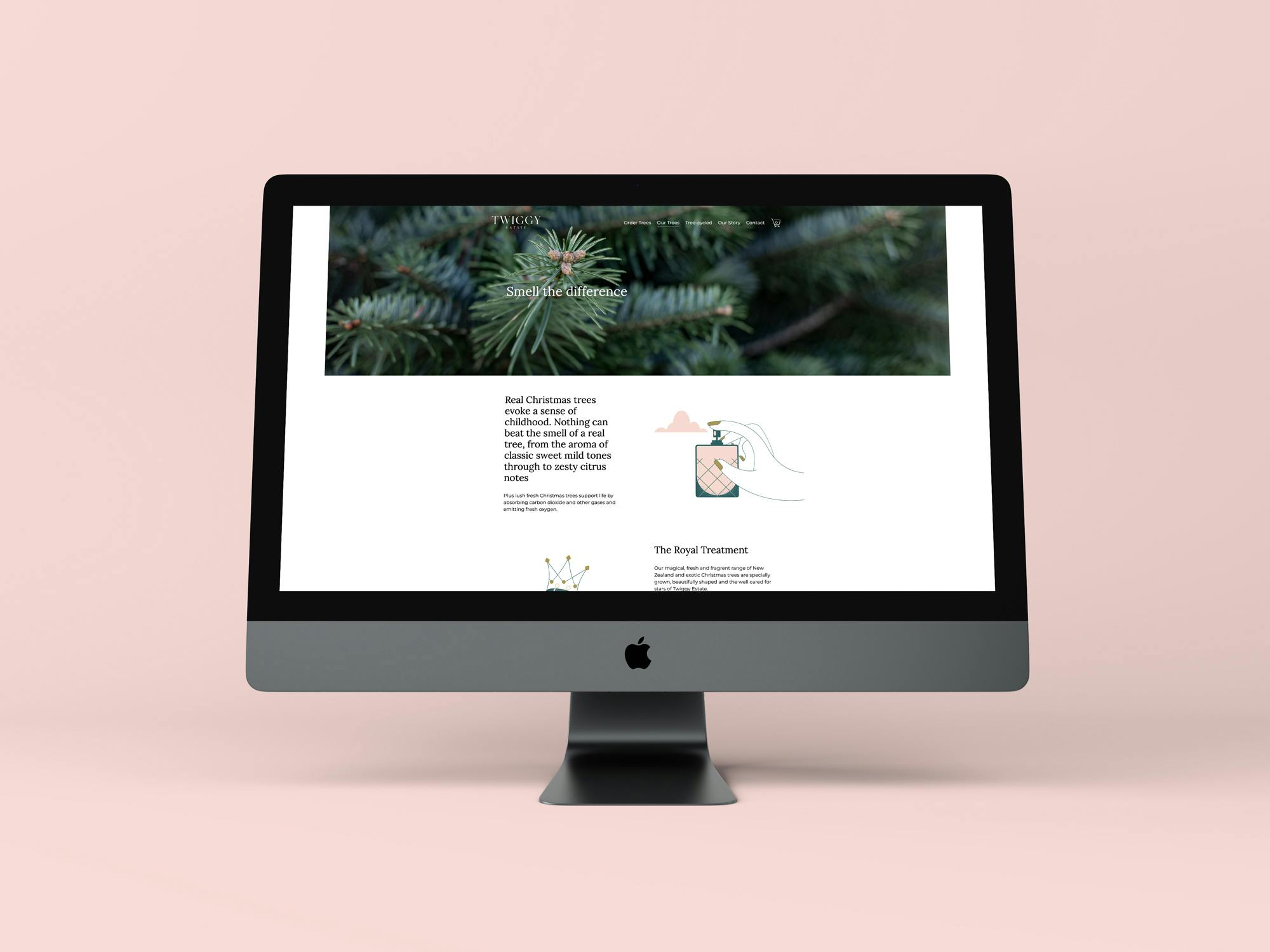 Twiggy Estate Digital Desktop Website Design