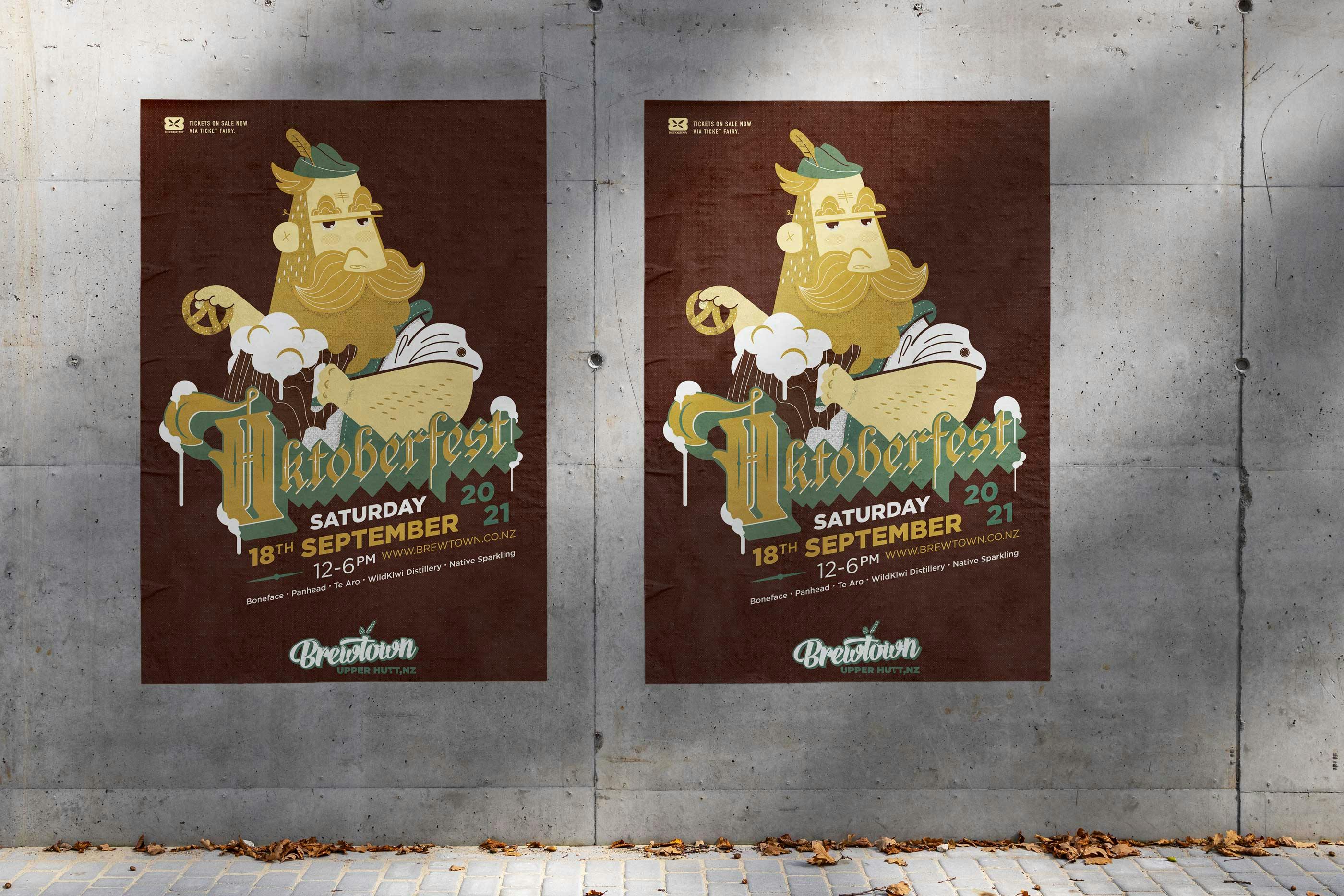 Brewtown Oktoberfest Poster Design
