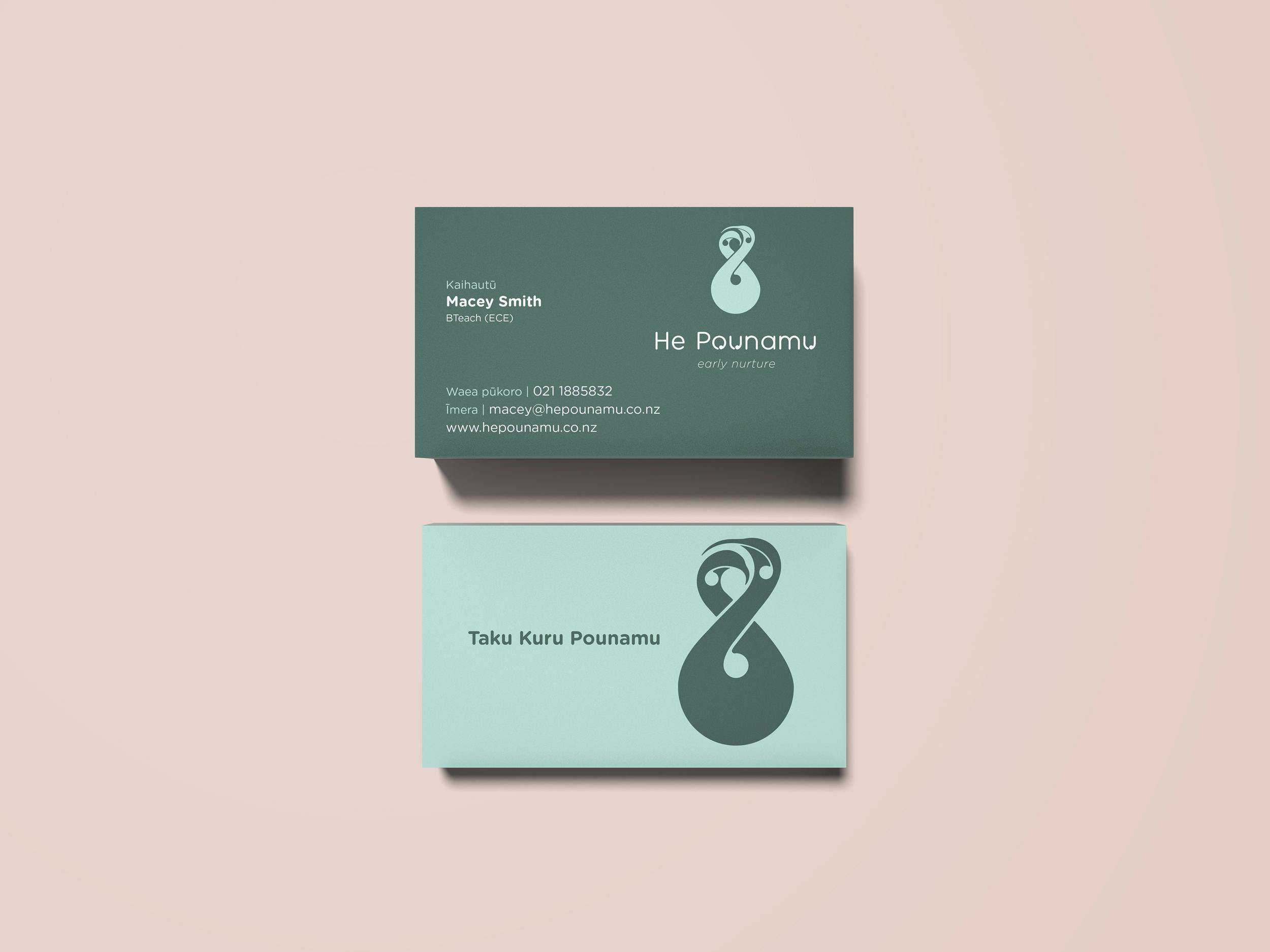 He Pounamu Business Card Design