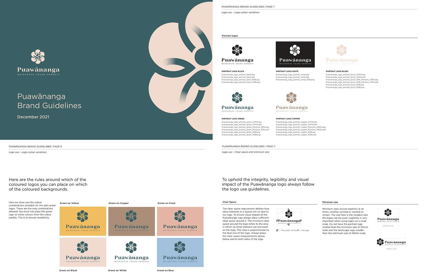 Puawananga Branding Guideline Design
