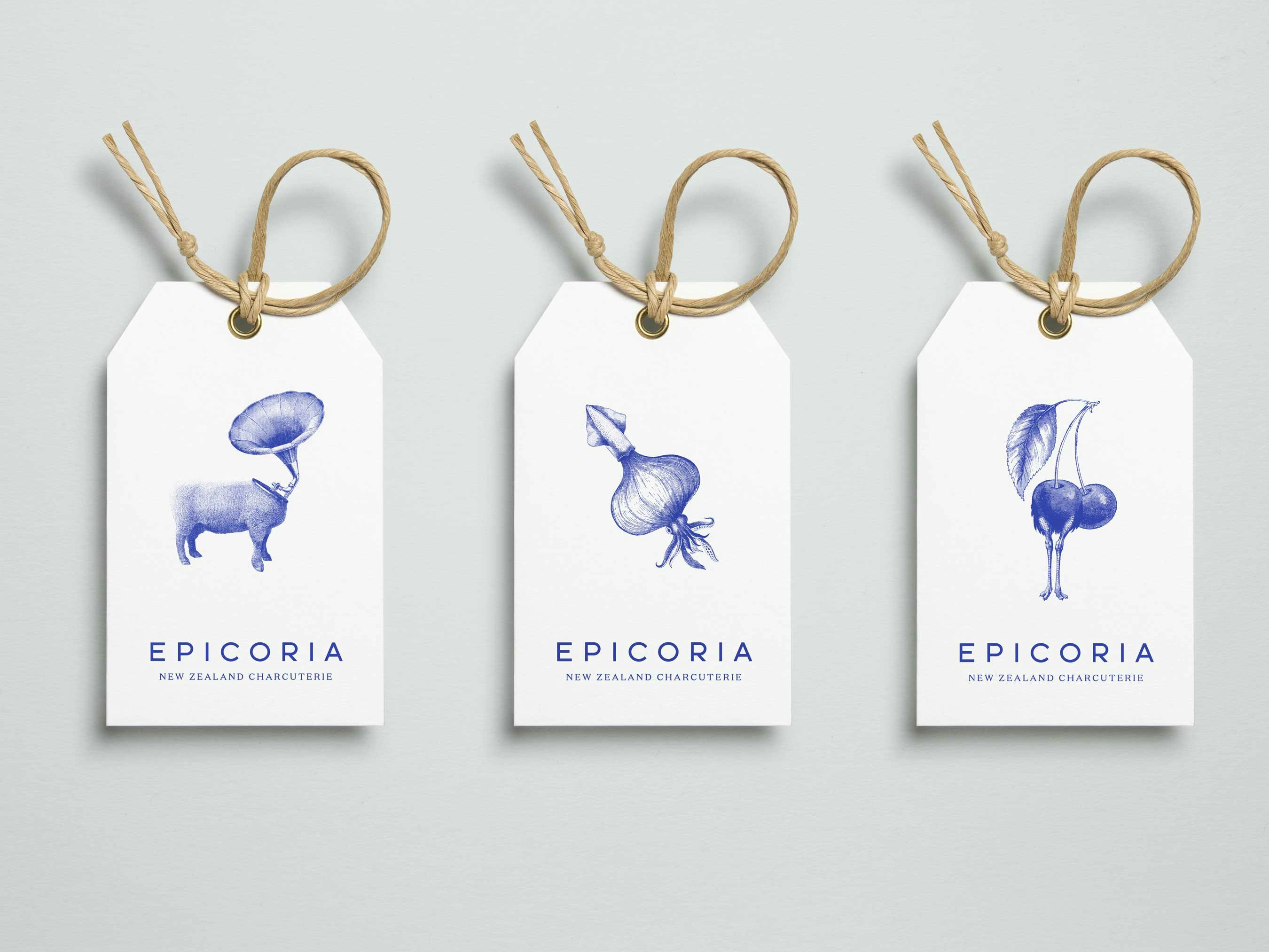 Epicoria Swing Tag Design 