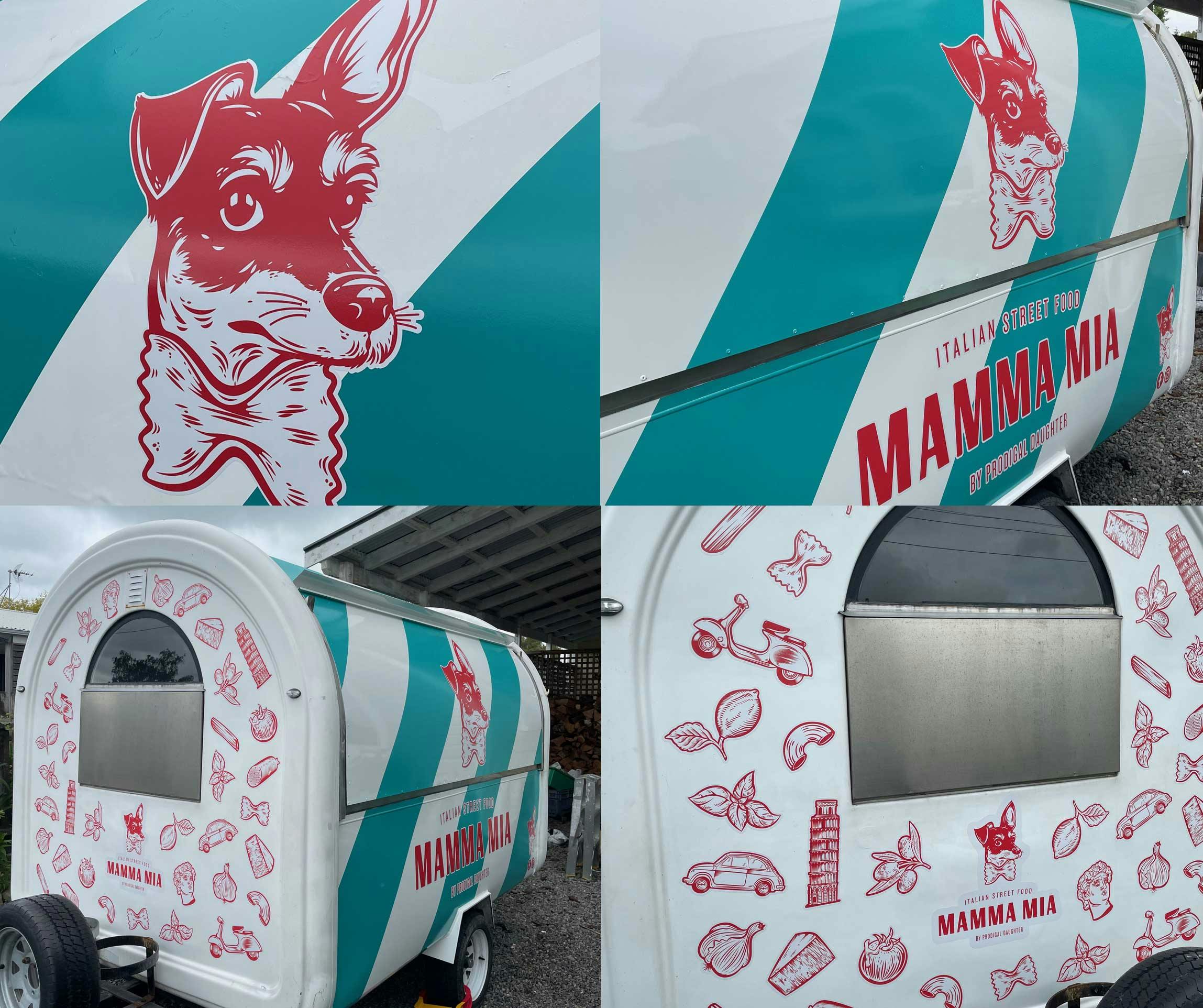 Mamma Mia Food Truck Design