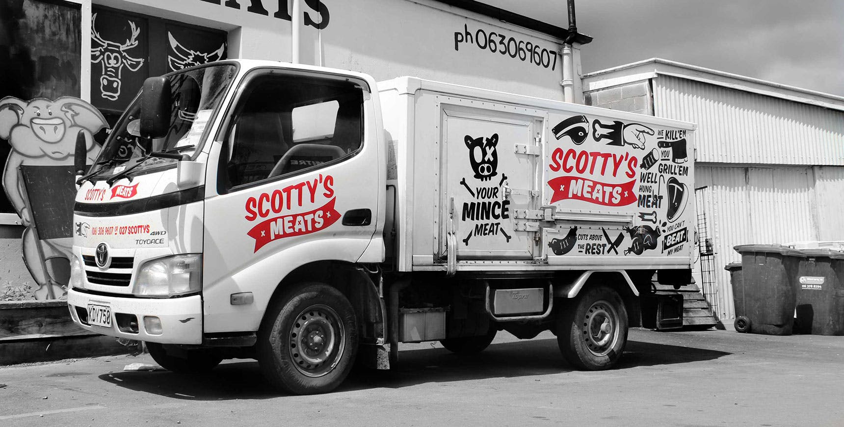 Scotties Meats Delivery Truck Design