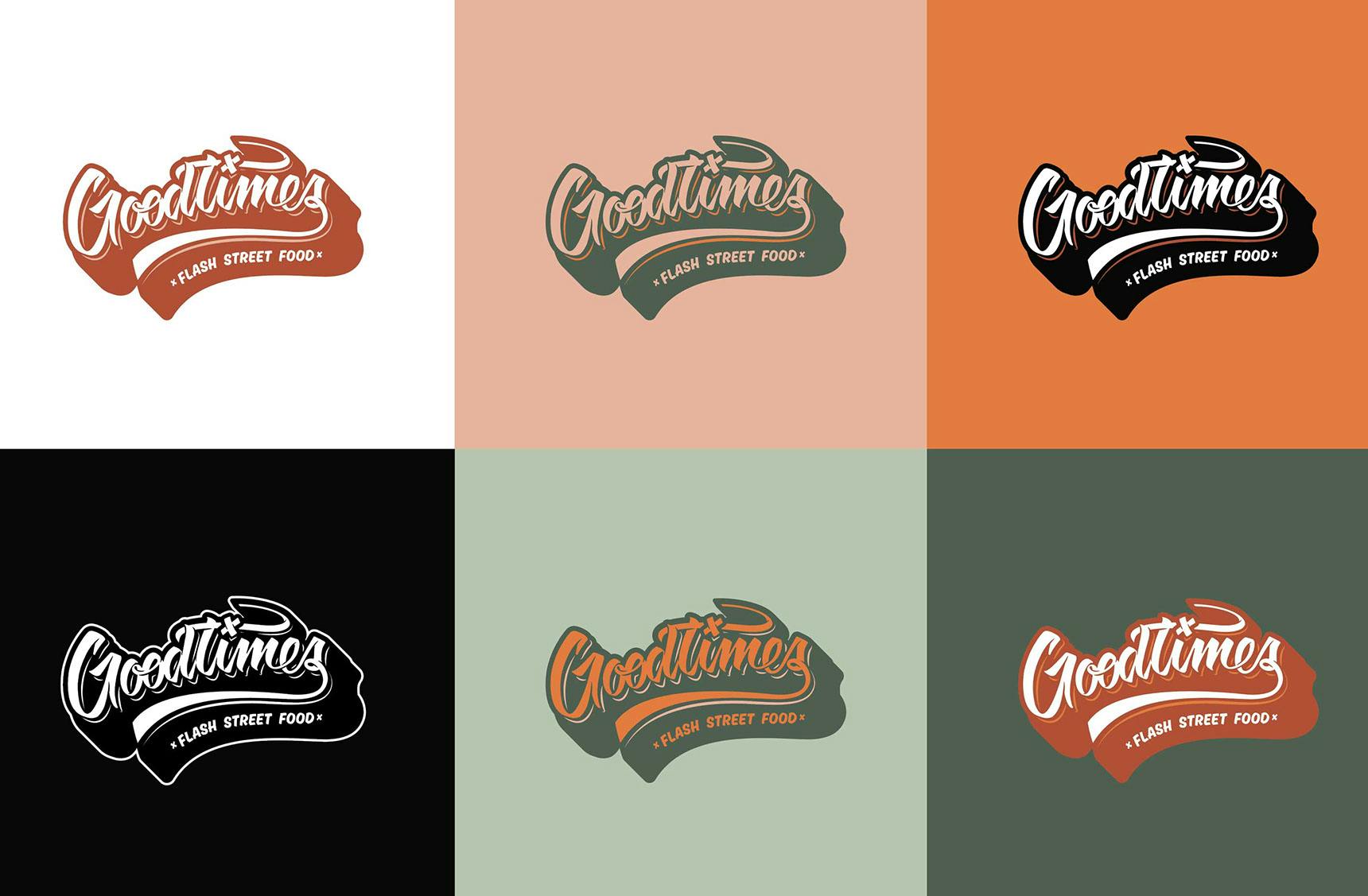 Goodtimes Foodtruck Logo Suite Design