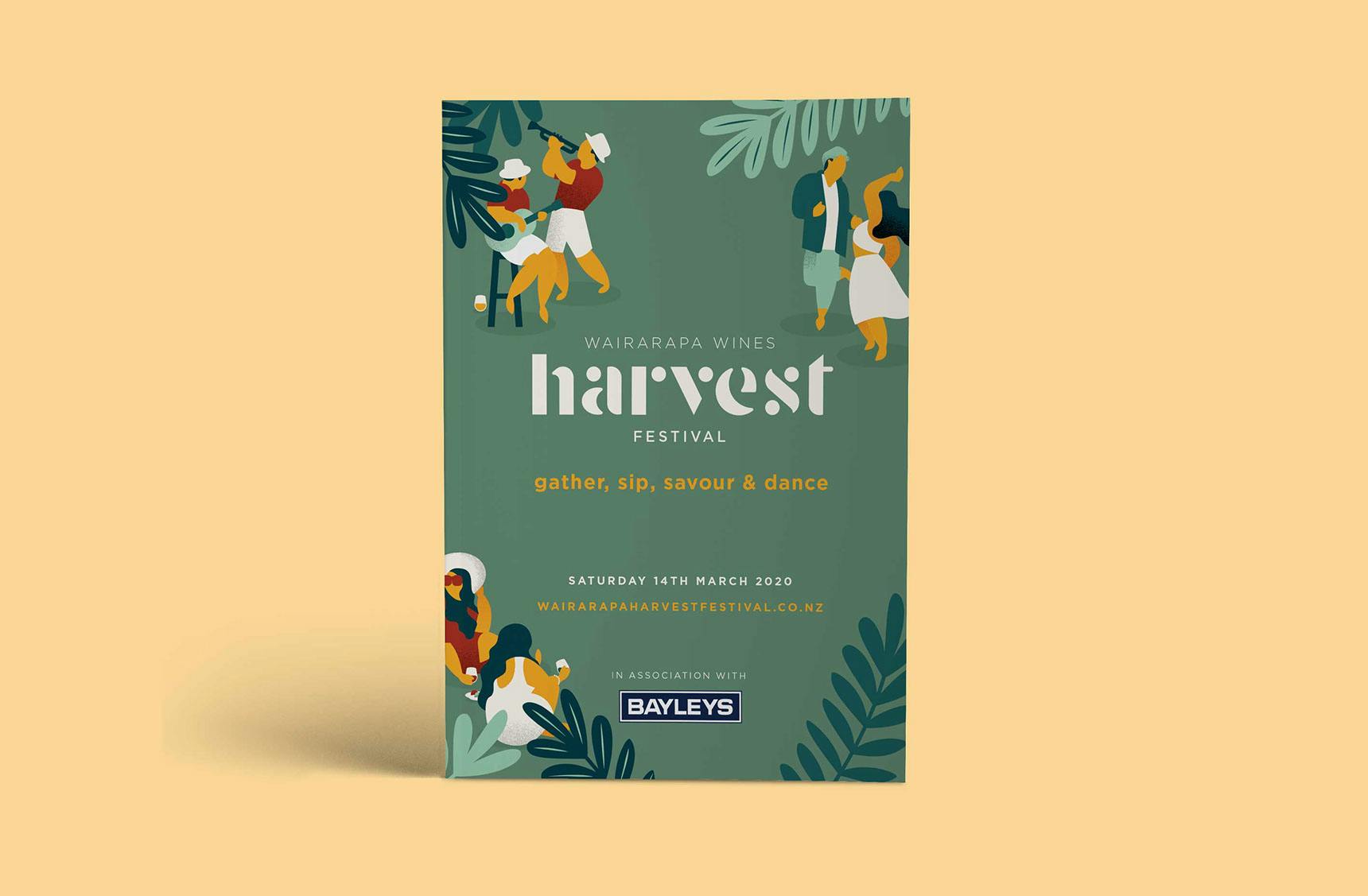 Wairarapa Wines Harvest Festival Booklet Design