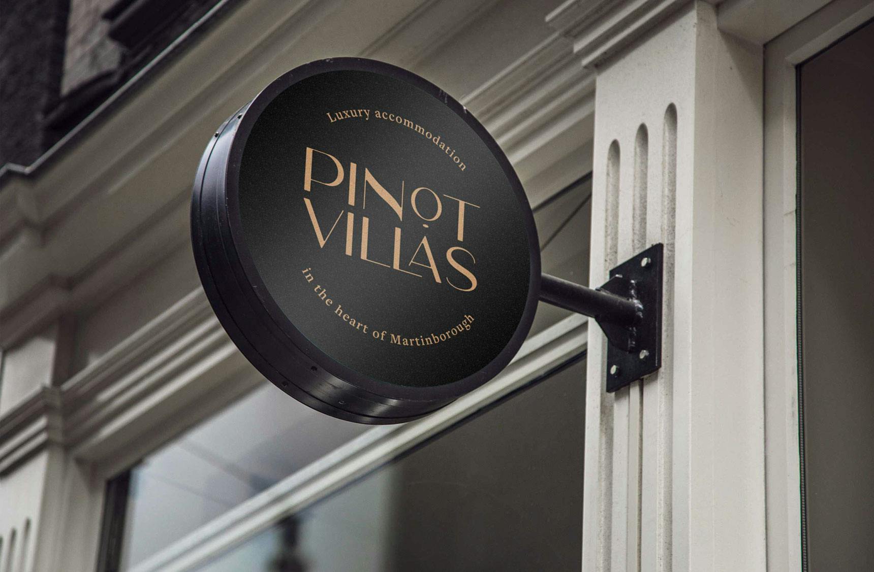 Pinot Villas Signage Design